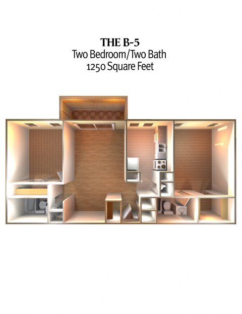 B5 Westin Floor Plans at DEL ORO APARTMENT HOMES, Florida, 33313